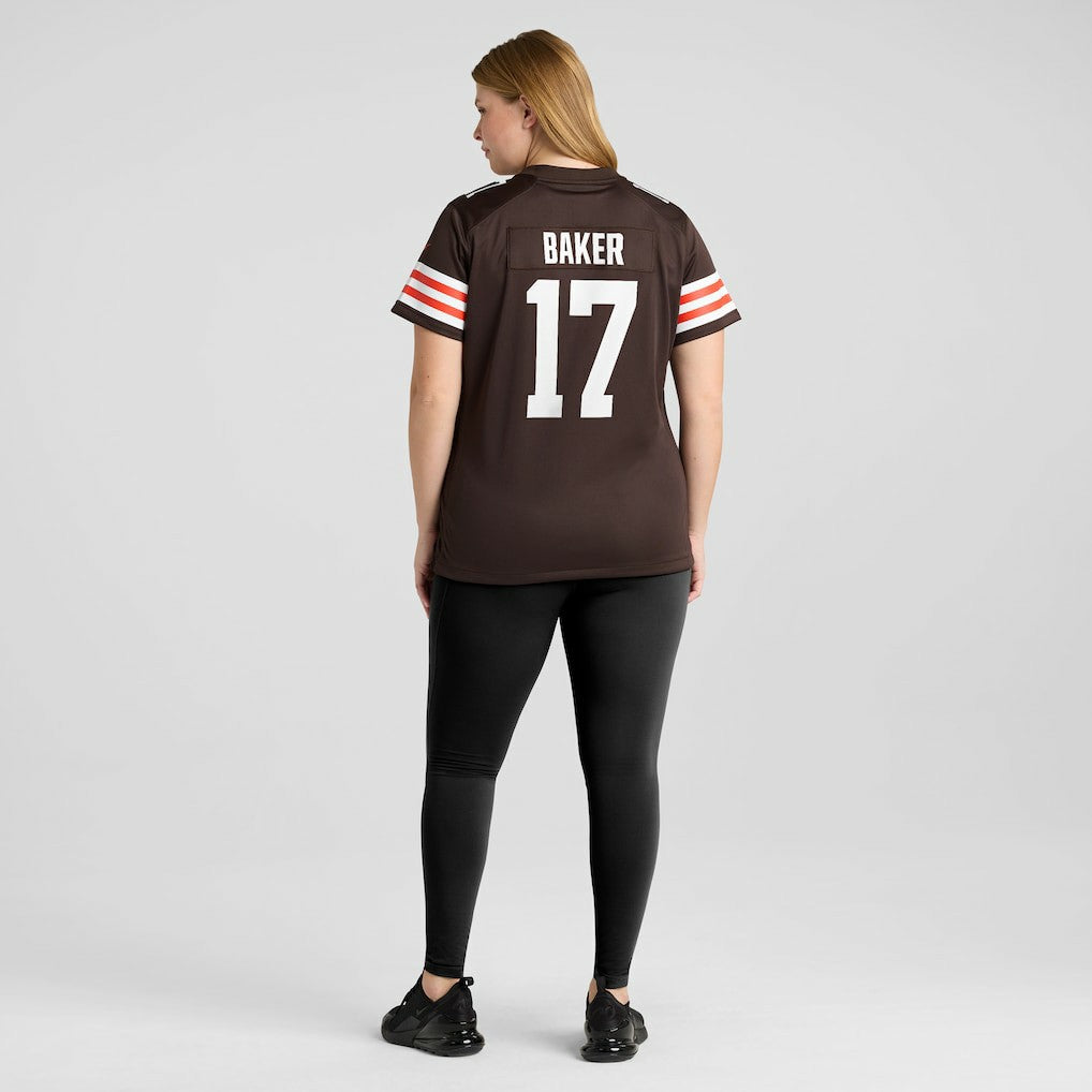 Jerome Baker Cleveland Browns Women's Team Game Jersey - Brown