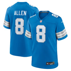 Kyle Allen Detroit Lions Team Game Jersey - Blue