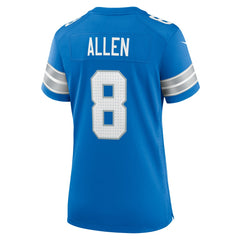 Kyle Allen Detroit Lions Women's Team Game Jersey - Blue