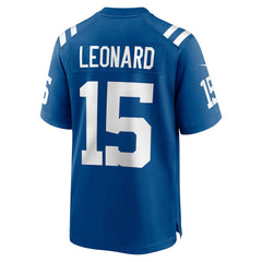 Riley Leonard Indianapolis Colts Team Game Jersey - Royal