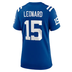 Riley Leonard Indianapolis Colts Women's Team Game Jersey - Royal