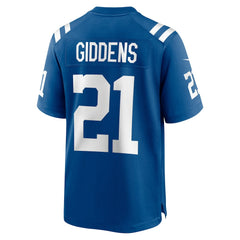 DJ Giddens Indianapolis Colts Team Game Jersey - Royal