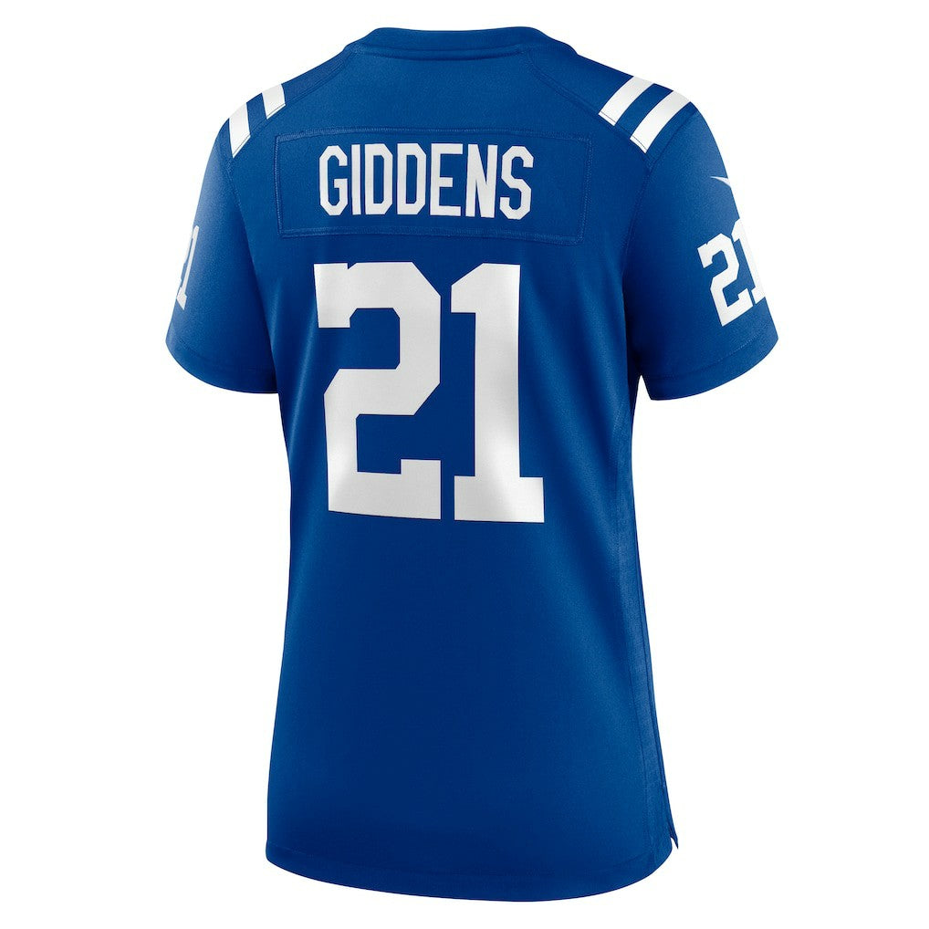 DJ Giddens Indianapolis Colts Women's Team Game Jersey - Royal