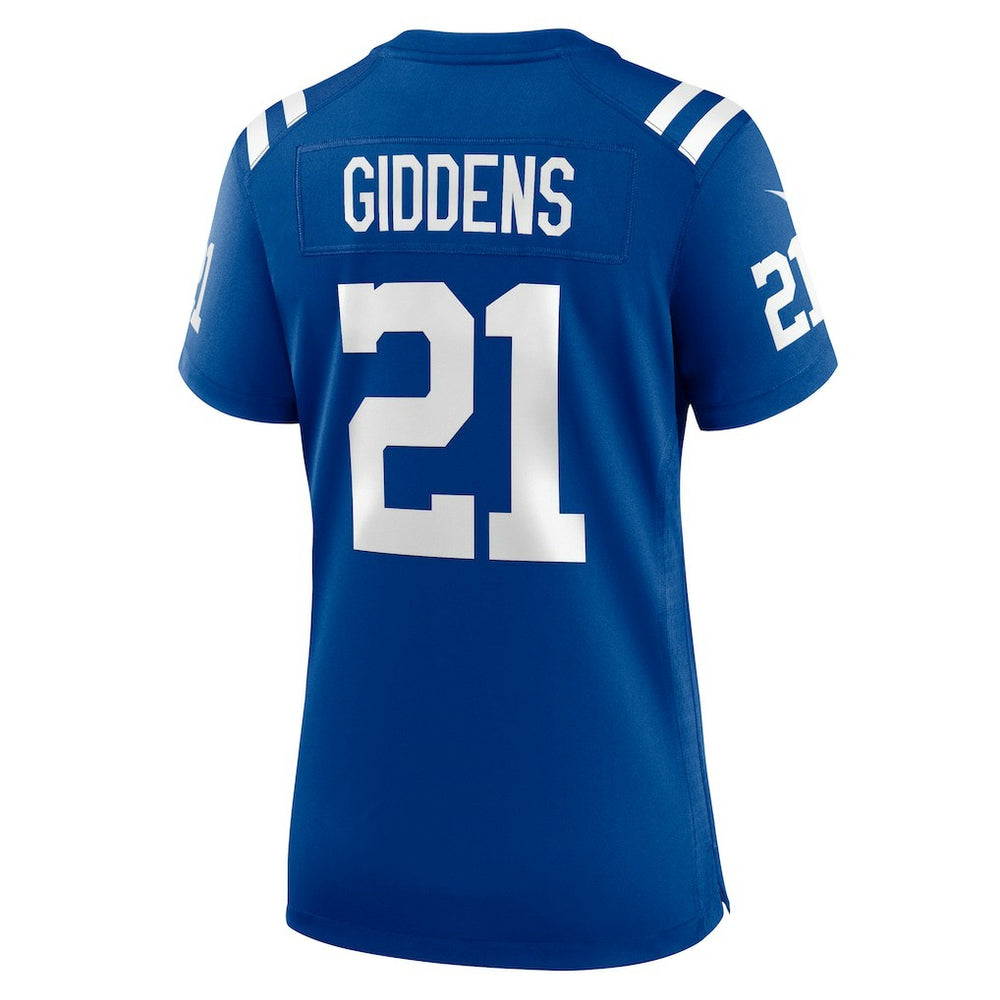 DJ Giddens Indianapolis Colts Women's Team Game Jersey - Royal