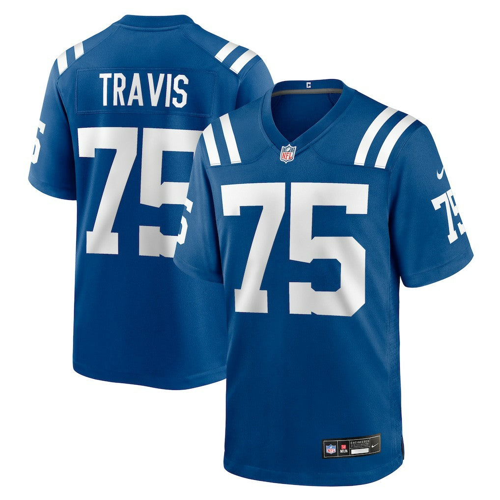 Jalen Travis Indianapolis Colts Team Game Jersey - Royal