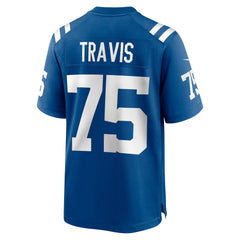 Jalen Travis Indianapolis Colts Team Game Jersey - Royal