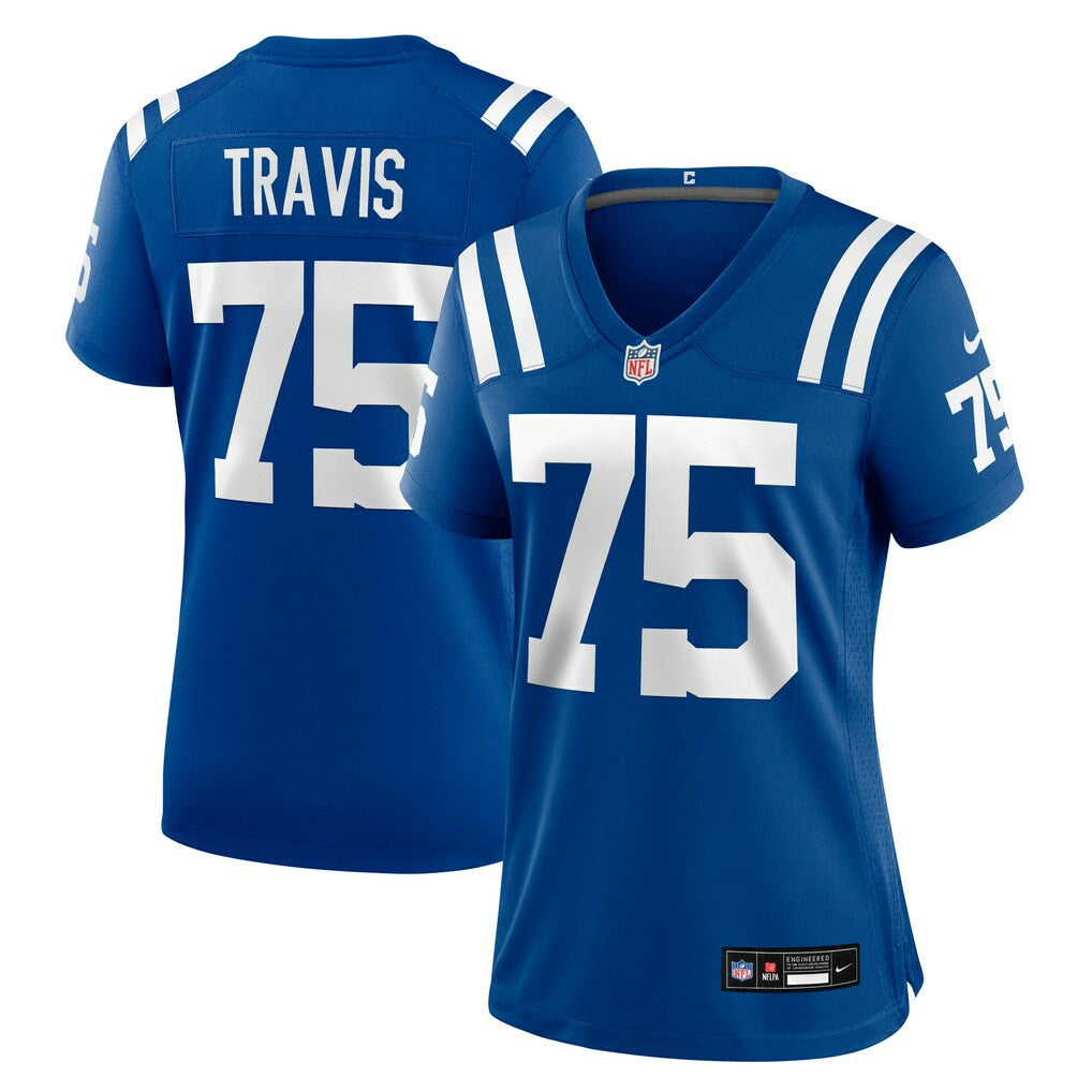 Jalen Travis Indianapolis Colts Women's Team Game Jersey - Royal