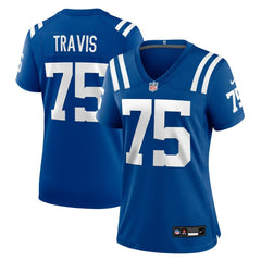 Jalen Travis Indianapolis Colts Women's Team Game Jersey - Royal