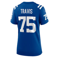 Jalen Travis Indianapolis Colts Women's Team Game Jersey - Royal