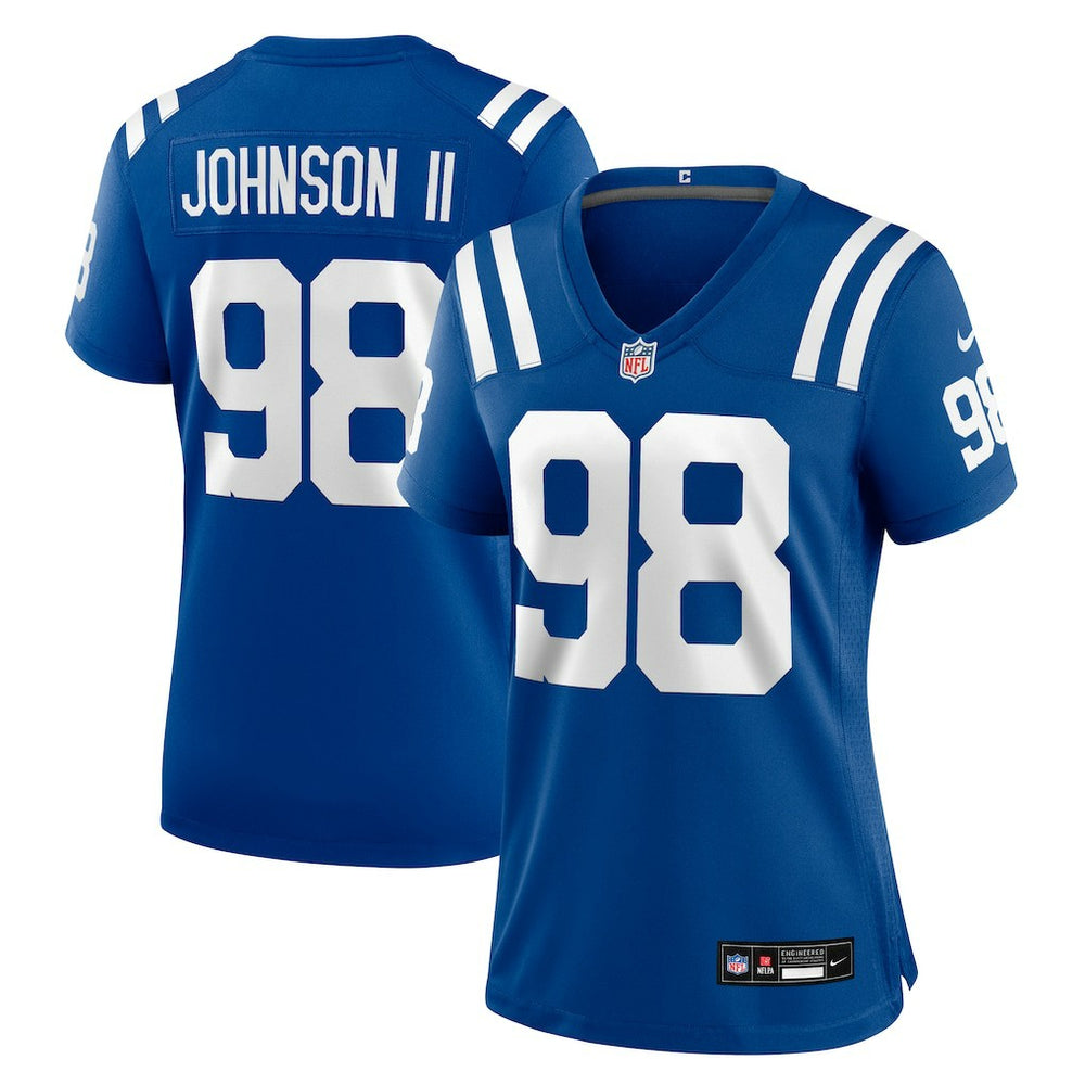 Eric Johnson II Indianapolis Colts Women's Team Game Jersey - Royal