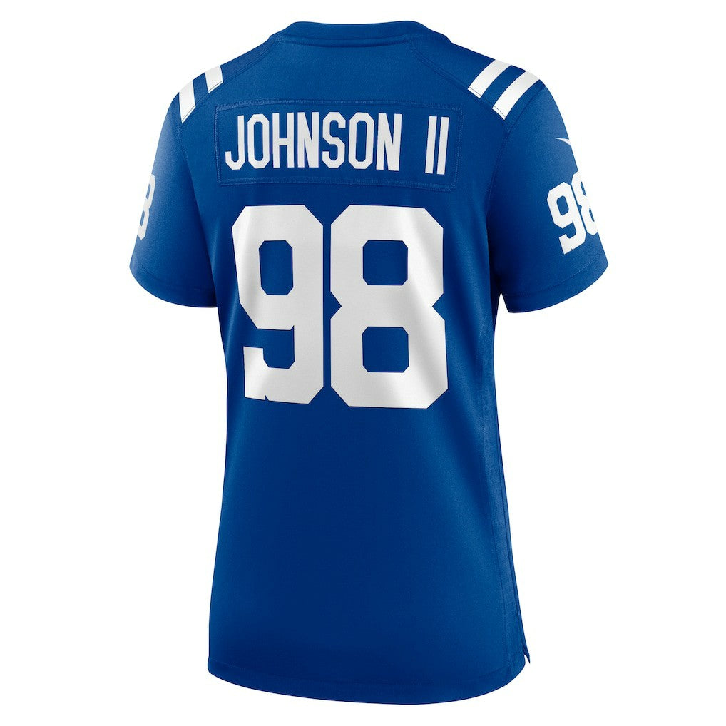 Eric Johnson II Indianapolis Colts Women's Team Game Jersey - Royal
