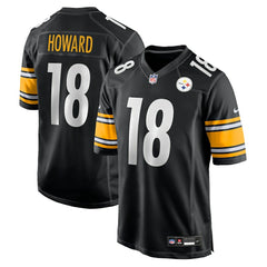 Will Howard Pittsburgh Steelers Team Game Jersey - Black