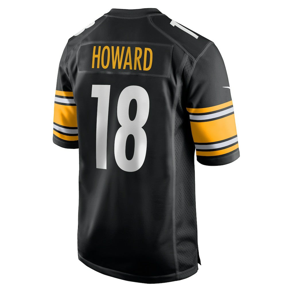 Will Howard Pittsburgh Steelers Team Game Jersey - Black