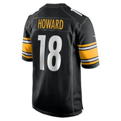 Will Howard Pittsburgh Steelers Team Game Jersey - Black