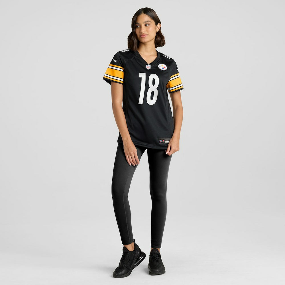 Will Howard Pittsburgh Steelers Women's Team Game Jersey - Black