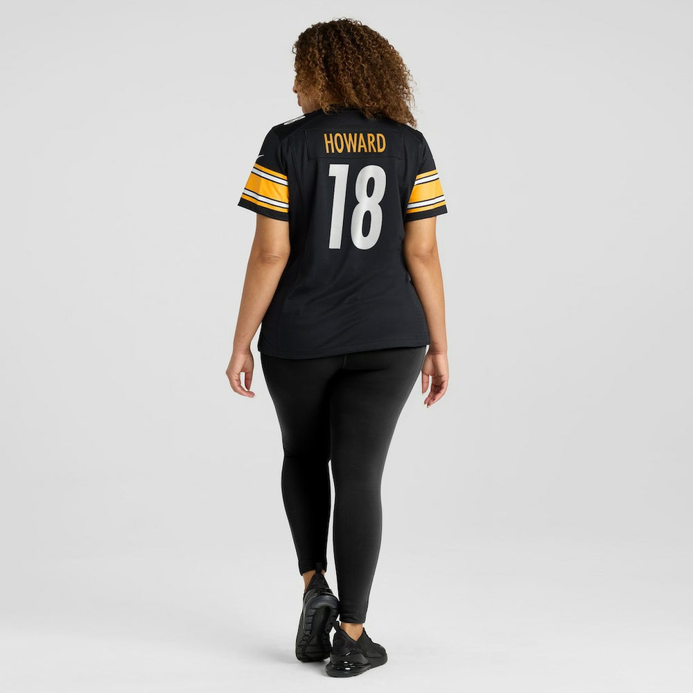 Will Howard Pittsburgh Steelers Women's Team Game Jersey - Black