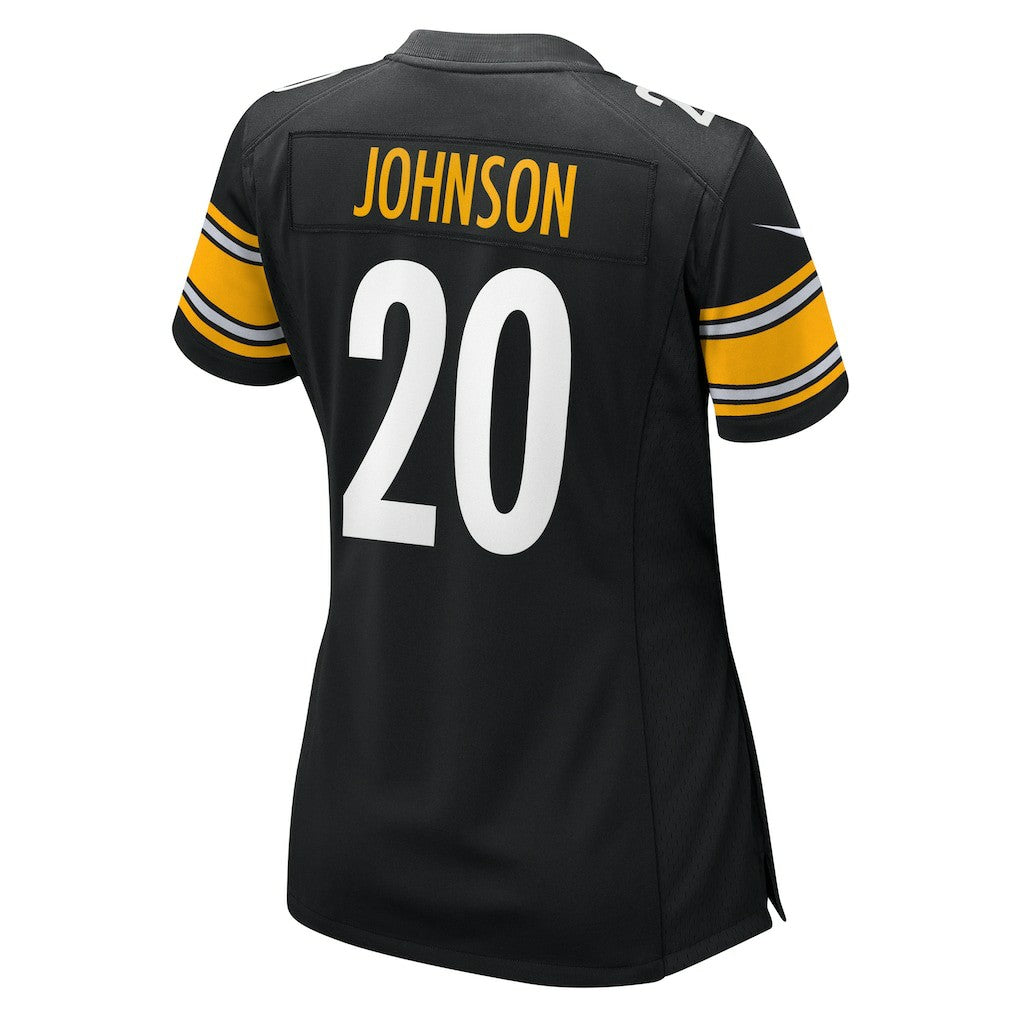 Kaleb Johnson Pittsburgh Steelers Women's Team Game Jersey - Black