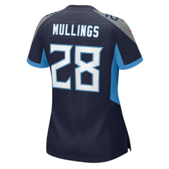 Kalel Mullings Tennessee Titans Women's Team Game Jersey - Navy