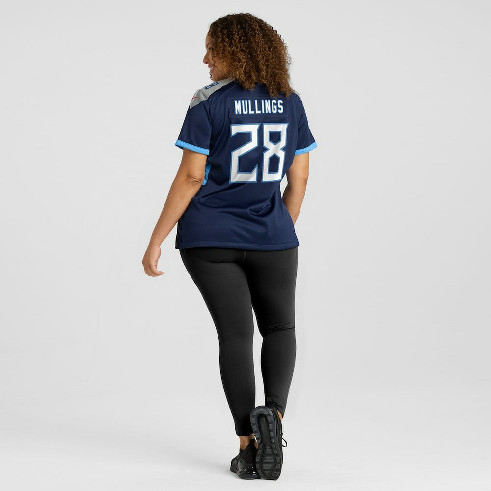 Kalel Mullings Tennessee Titans Women's Team Game Jersey - Navy