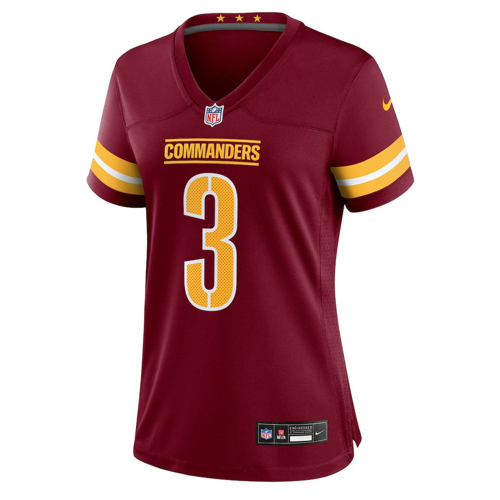 Will Harris Washington Commanders Women's Team Game Jersey - Burgundy