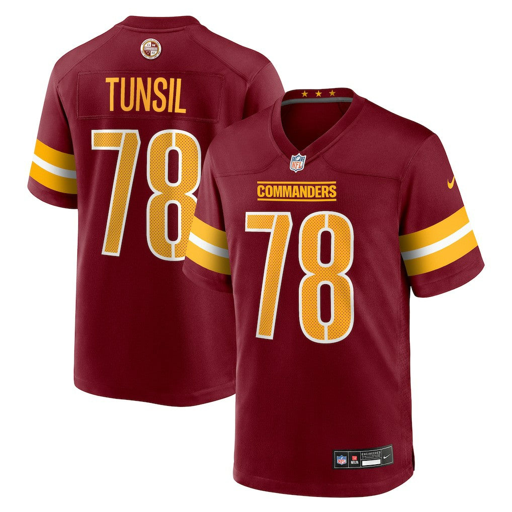 Laremy Tunsil Washington Commanders Team Game Jersey - Burgundy
