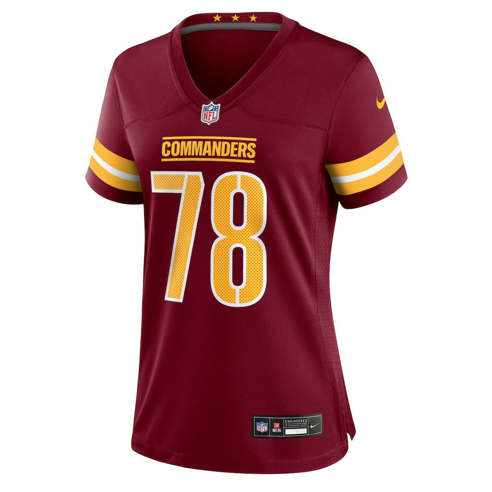Laremy Tunsil Washington Commanders Women's Team Game Jersey - Burgundy
