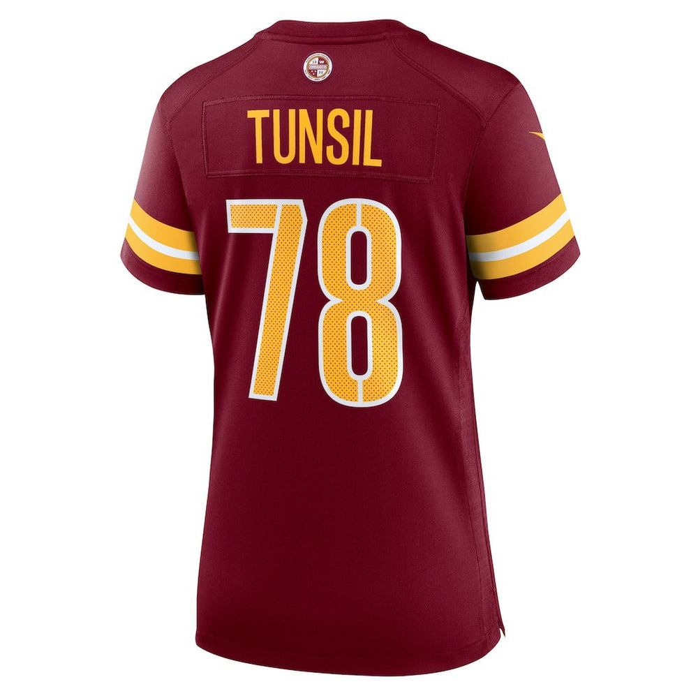Laremy Tunsil Washington Commanders Women's Team Game Jersey - Burgundy