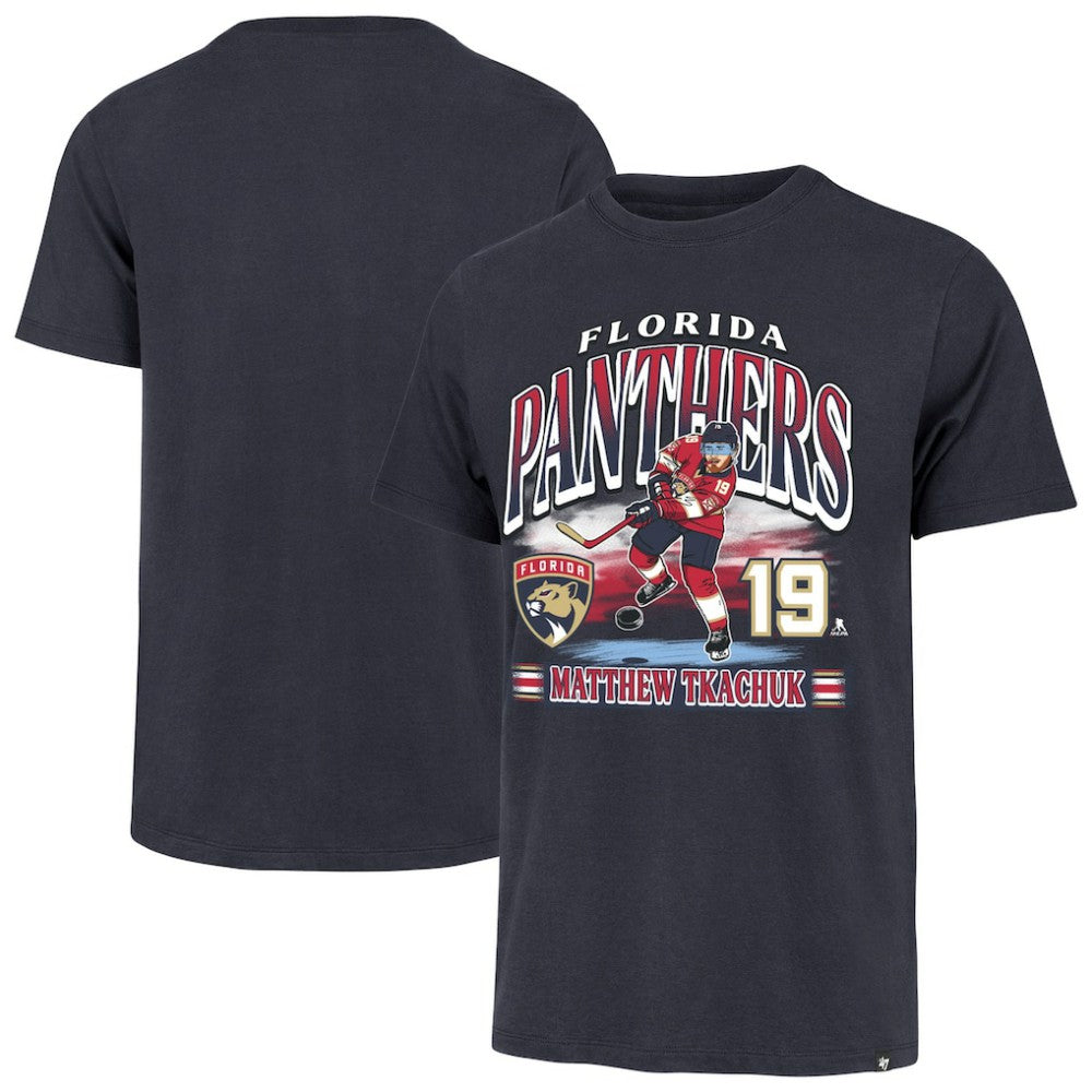 Matthew Tkachuk Florida Panthers '47 Franklin Player Name & Number T-Shirt Navy