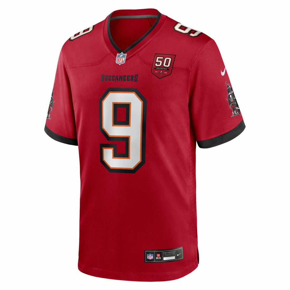 Emeka Egbuka Tampa Bay Buccaneers Team Game Jersey - Red