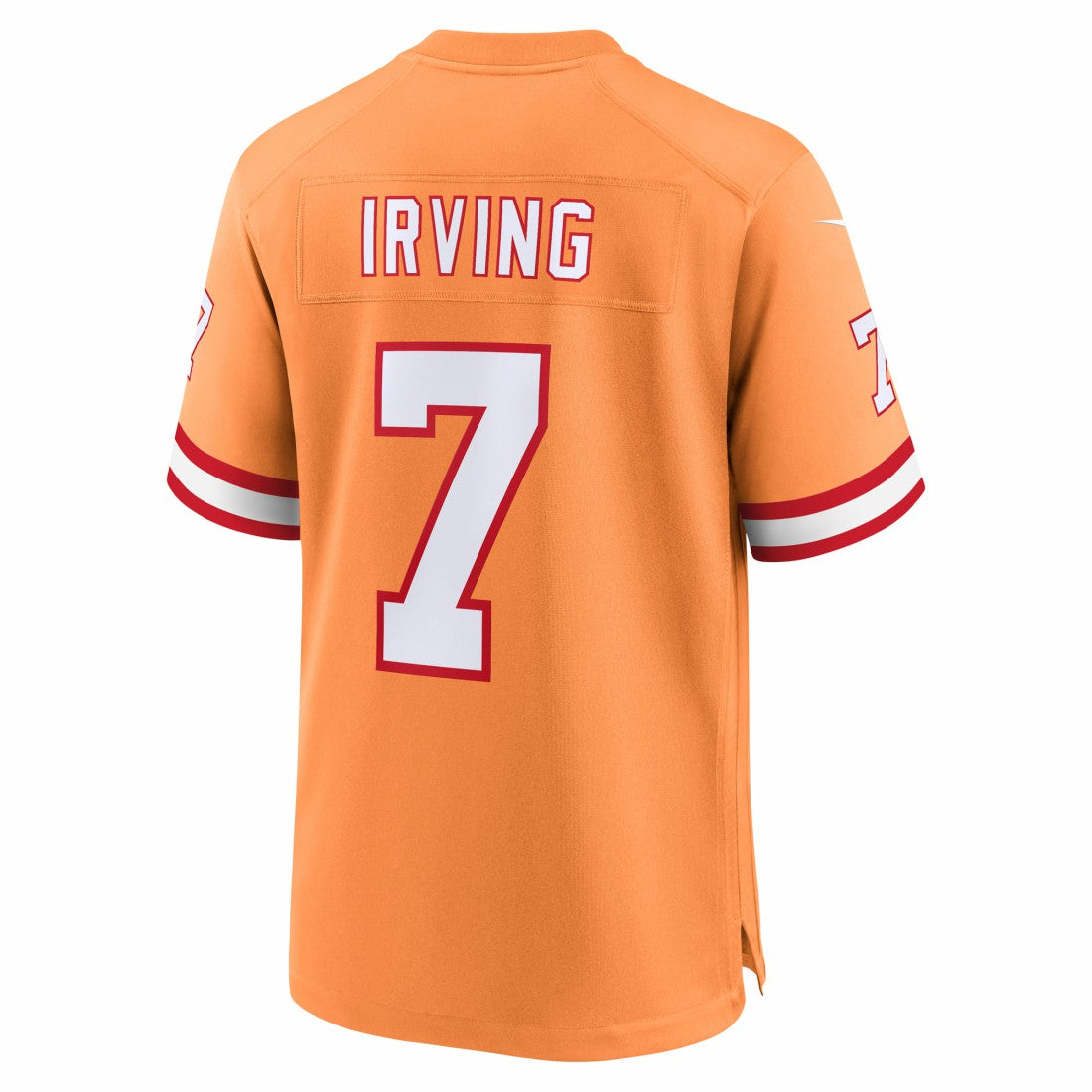 Bucky Irving Tampa Bay Buccaneers 50th Season Game Jersey - Creamsicle