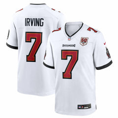 Bucky Irving Tampa Bay Buccaneers 50th Season White Game Jersey - White