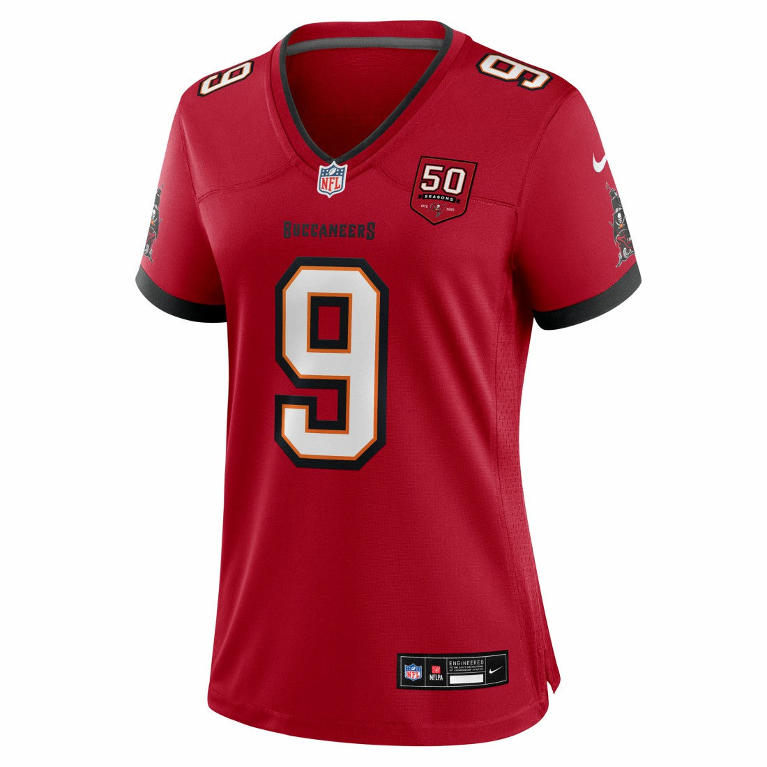 Emeka Egbuka Tampa Bay Buccaneers Women's 50th Season Team Game Jersey - Red
