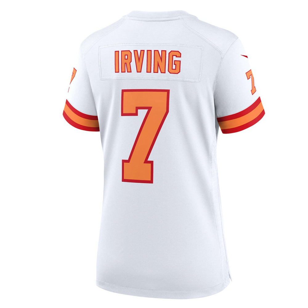 Bucky Irving '76 Tampa Bay Buccaneers Women's 50th Season Game Jersey - White