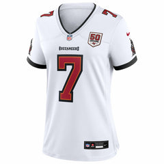 Bucky Irving Tampa Bay Buccaneers Women's 50th Season White Game Jersey - White