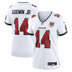 Chris Godwin Jr. Tampa Bay Buccaneers Women's 50th Season White Game Jersey - White