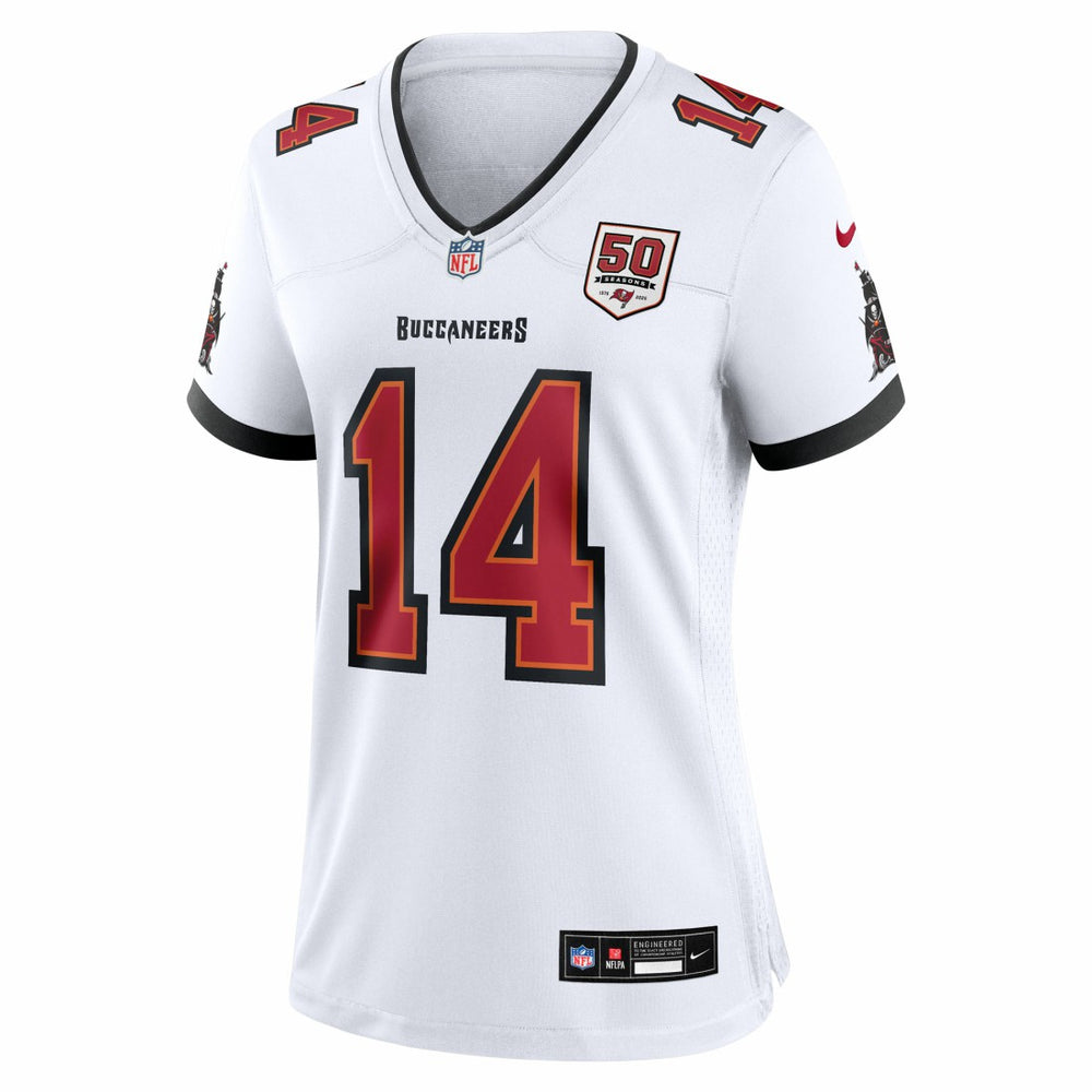 Chris Godwin Jr. Tampa Bay Buccaneers Women's 50th Season White Game Jersey - White