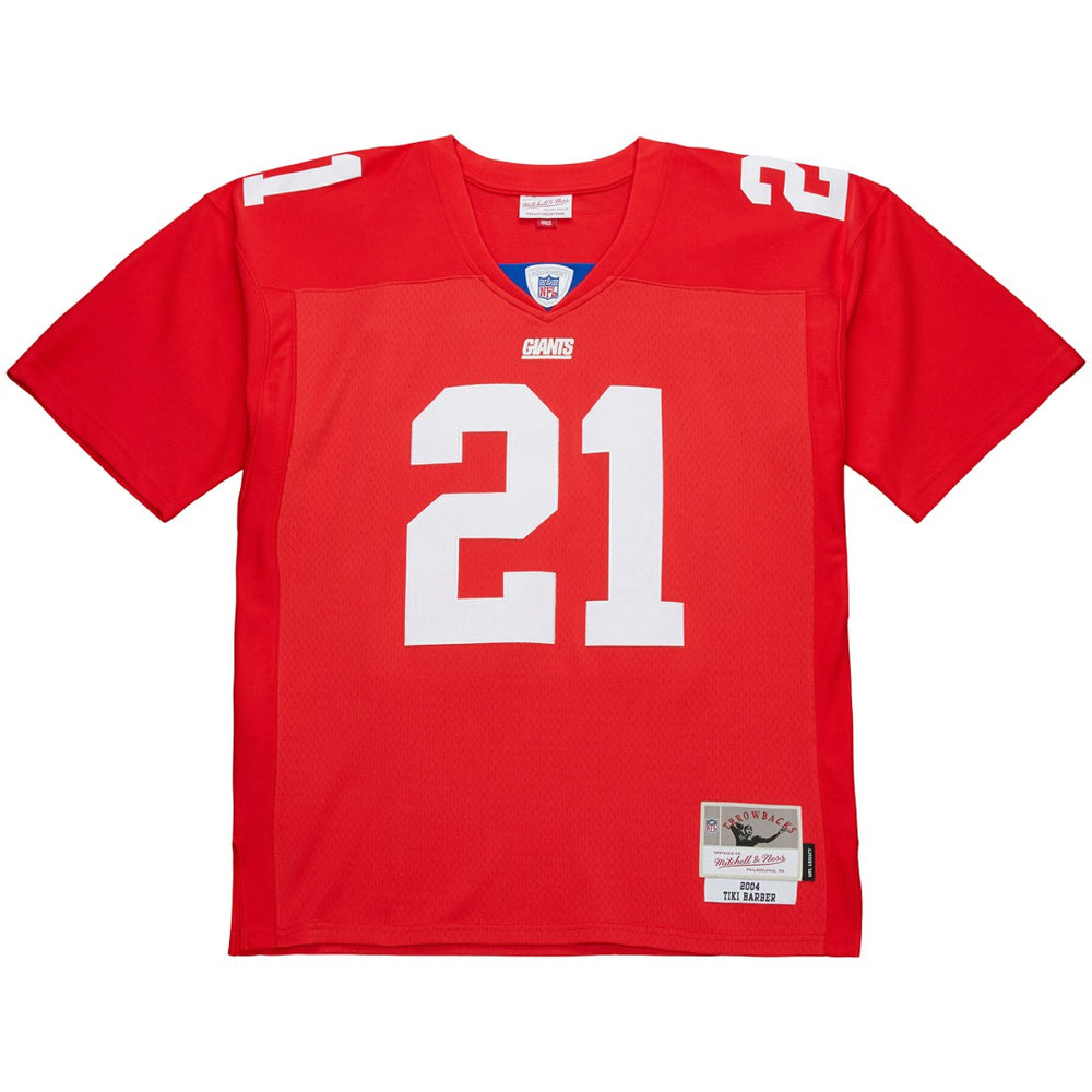 Tiki Barber New York Giants 2004 Legacy Replica Jersey - Red on sale