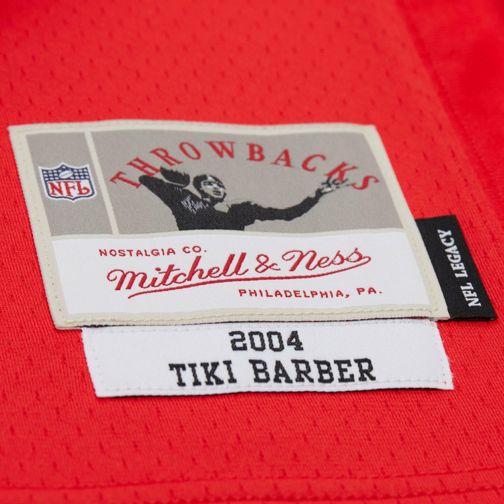 Tiki Barber New York Giants 2004 Legacy Replica Jersey - Red on sale