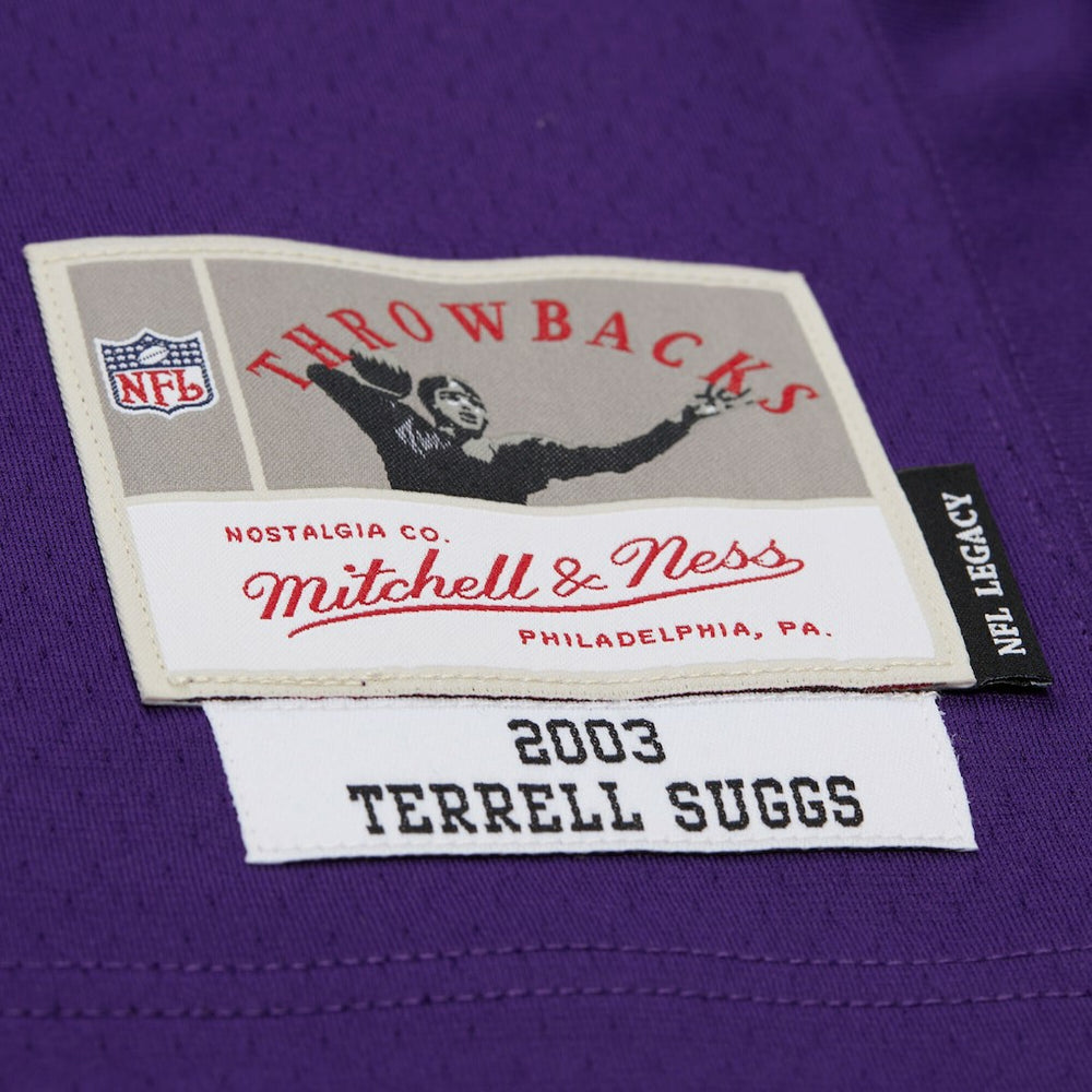 Terrell Suggs Baltimore Ravens 2003 Legacy Replica Jersey - Purple cheap