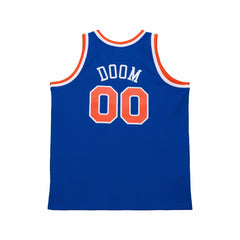 MF DOOM x NY Knicks x A New York Story Fashion Jersey - Blue