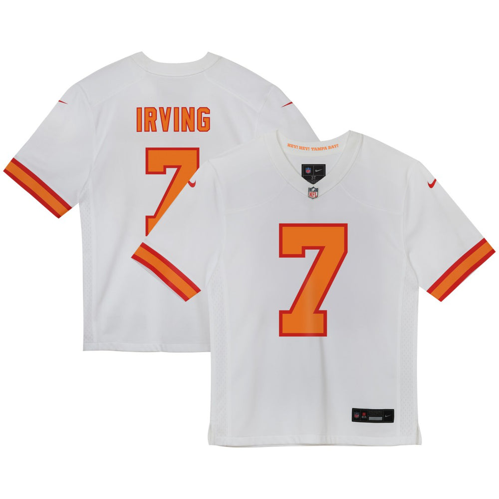 Bucky Irving '76 Tampa Bay Buccaneers Preschool Game Jersey - White for sale