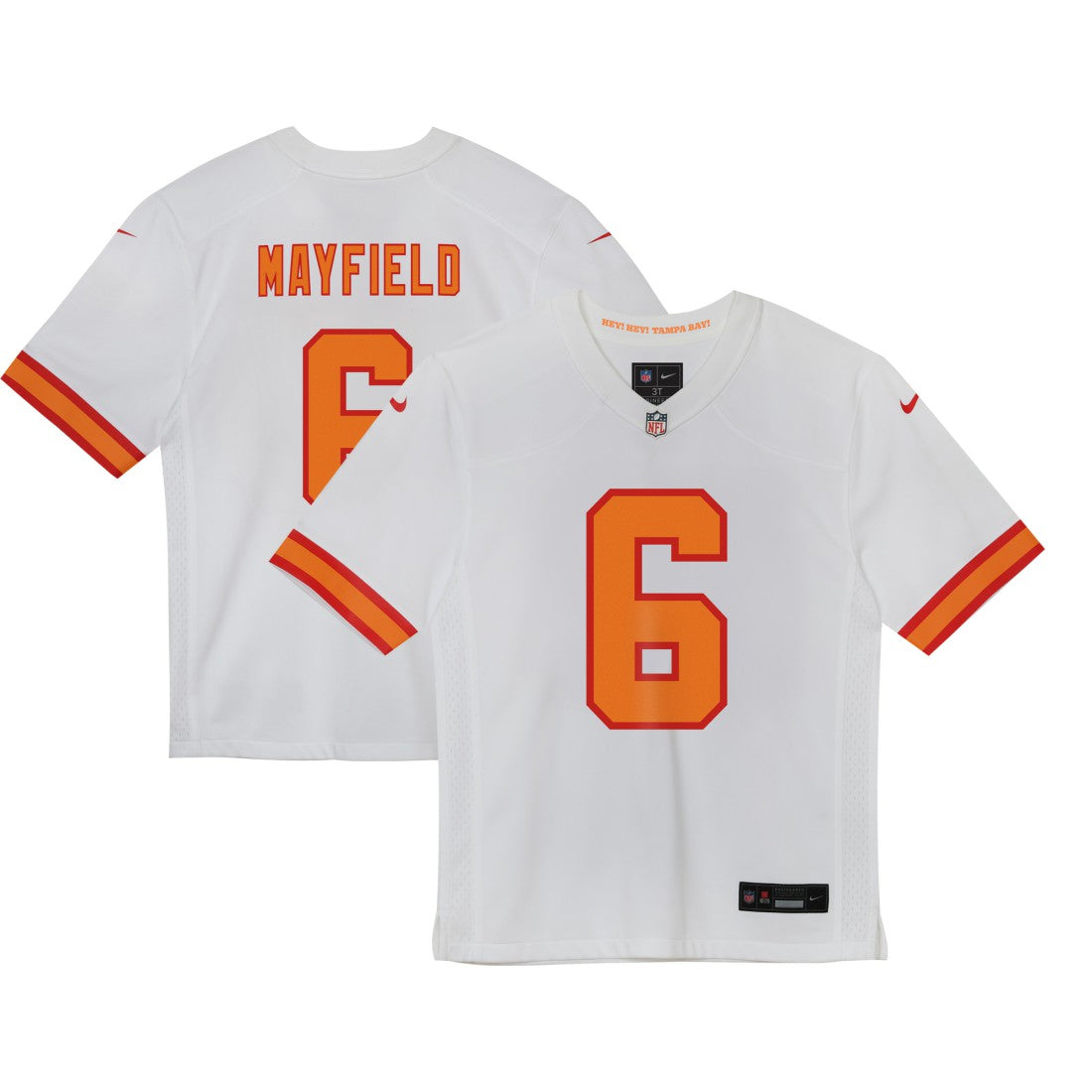 Baker Mayfield '76 Tampa Bay Buccaneers Preschool Game Jersey - White online