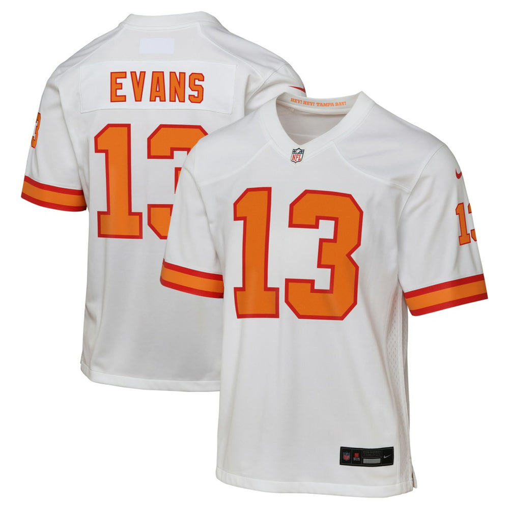 Mike Evans '76 Tampa Bay Buccaneers Youth Game Jersey - White sale
