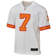 Bucky Irving '76 Tampa Bay Buccaneers Youth Game Jersey - White discount