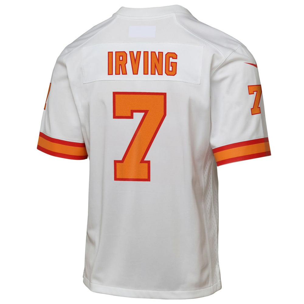Bucky Irving '76 Tampa Bay Buccaneers Youth Game Jersey - White discount