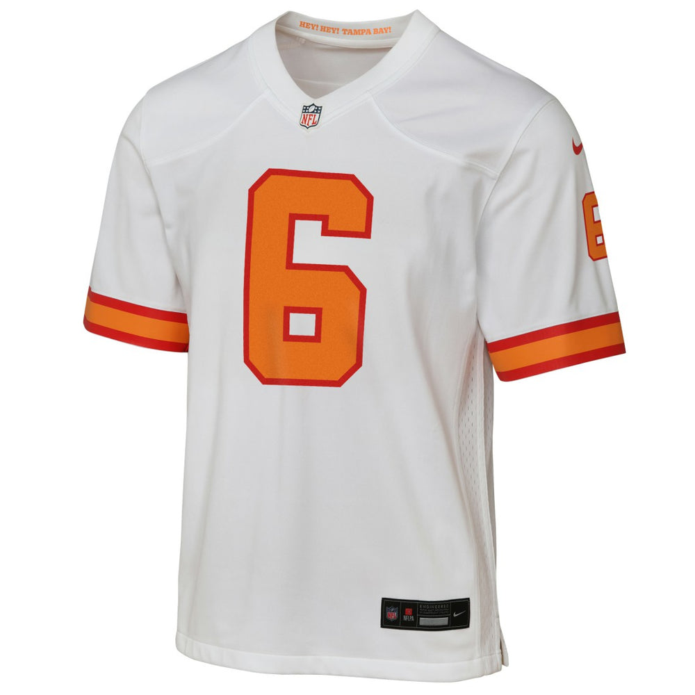 Baker Mayfield '76 Tampa Bay Buccaneers Youth Game Jersey - White sale