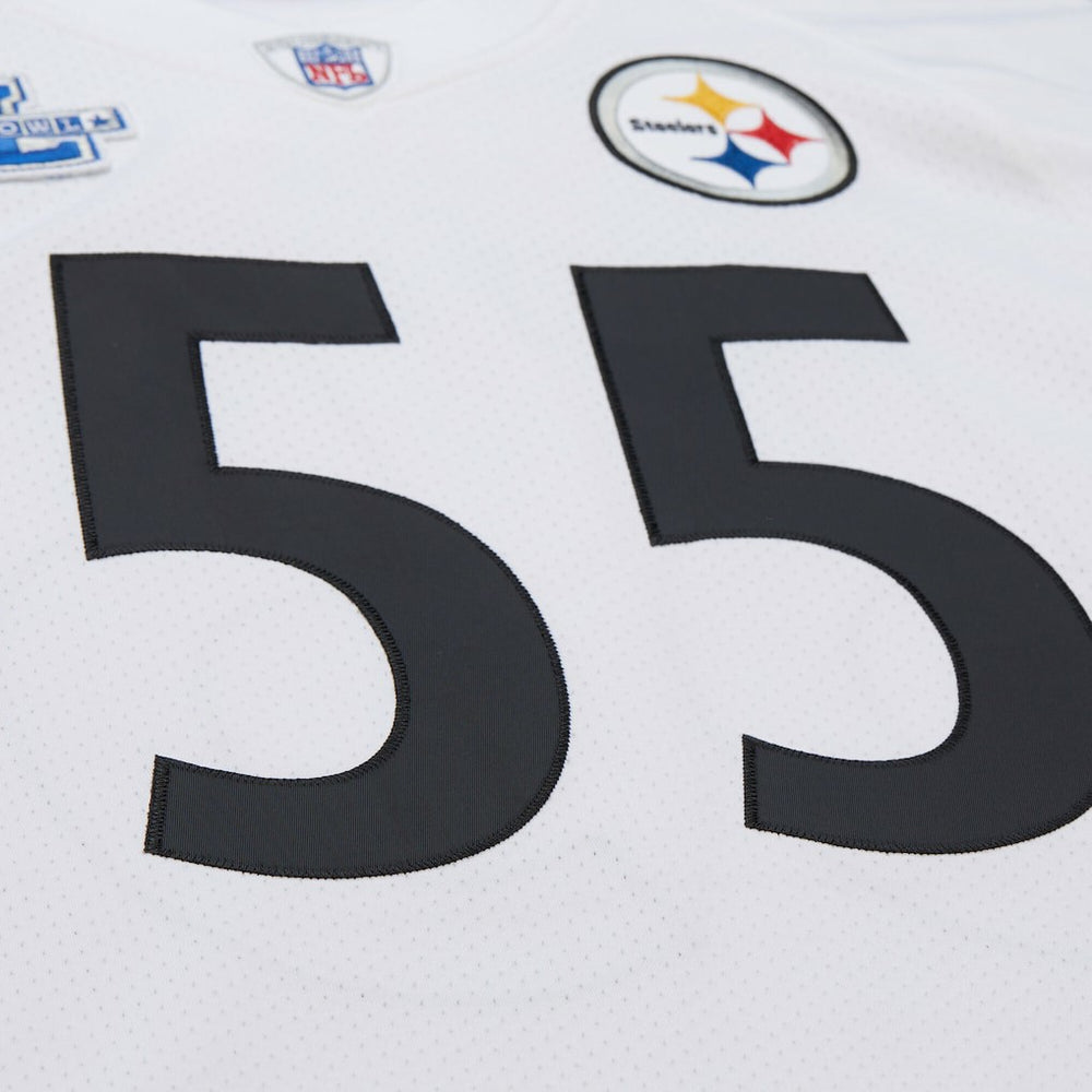 Joey Porter Pittsburgh Steelers 2005 Authentic Throwback Retired Player Jersey - White discount