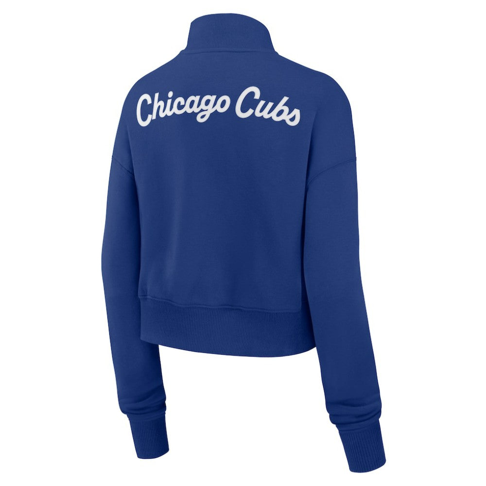Chicago Cubs Women's Primetime Phoenix Fleece Half-Zip Sweatshirt Royal | Nike