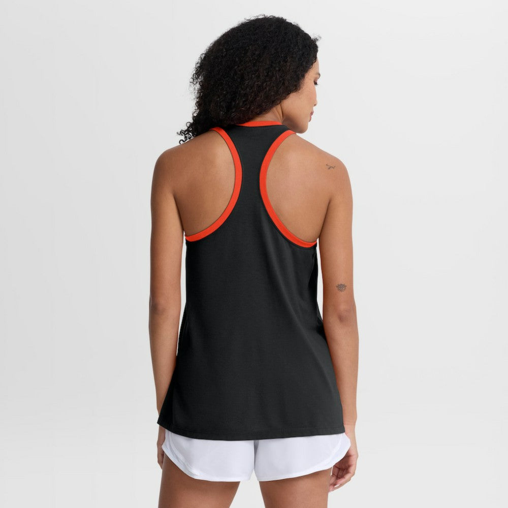 Baltimore Orioles Women's Tri-Blend Dri-FIT Racerback Tank Top Black | Nike