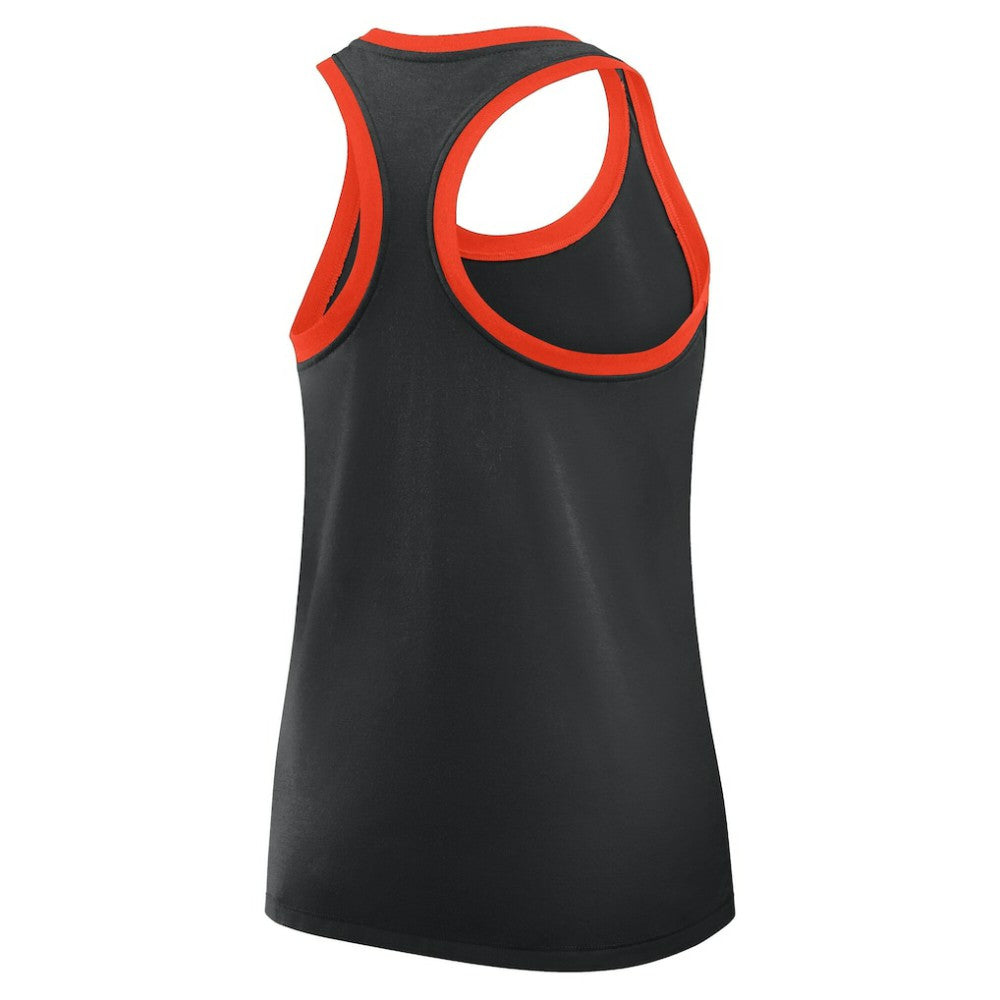 Baltimore Orioles Women's Tri-Blend Dri-FIT Racerback Tank Top Black | Nike